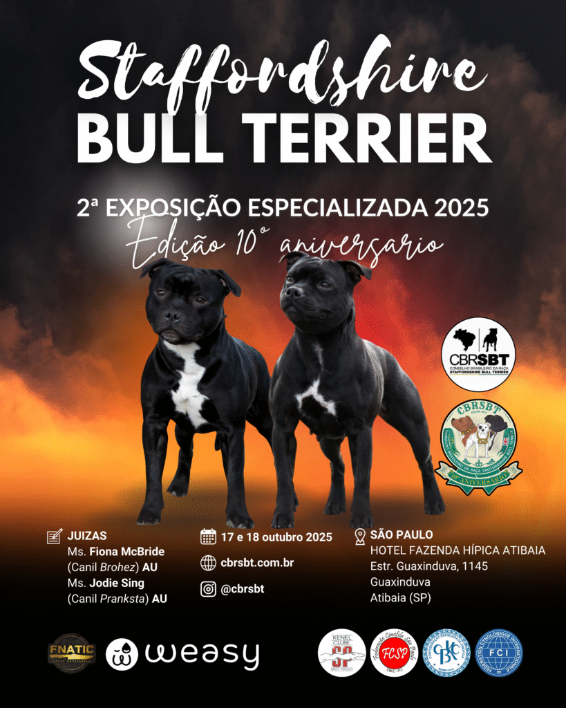 Exposição Especializada Staffordshire Bull Terrier 2025